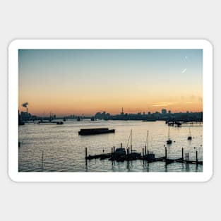 Sunrise over the River Thames Sticker